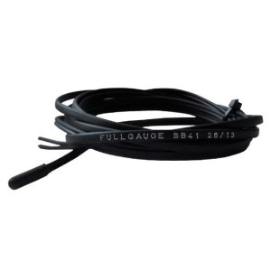 Full Gauge SB-41 Temperature Sensor 8.2 ft (2.5 m), Black, NTC Sensor with thermoplastic polyester cable and individual isolation. Operating Temp -58 to 221 F (-50 to 105 C)