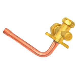 Appli Parts APMV-1438 3/8 in Minisplit Valve suitable for Multiple refrigerants with 1/4 in SAE Service port
