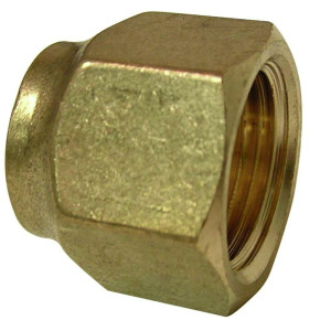Appli Parts APFN-14 1/4 in Flare short brass flared fittings for use with copper, brass, aluminum, or steel tubing in gas line plumbing and hvac applications Appli Parts APFN-14 1/4 in Flare short brass flared fittings for use with copper, brass, aluminum, or steel tubing in gas line plumbing and hvac applications