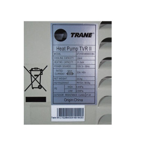 Outdoor Unit Tvr 95.500btu R410 220v/60hz/3ph Trane 4tvh0096b6
