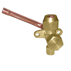 Appli Parts APMV-1412 1/2 in Minisplit Valve suitable for Multiple refrigerants with 1/4 in SAE Service port