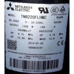 Compresor Inverter Mitsubishi Tnb220flhmc R410a 11103020000035 / 201401500010
Sirve Emvrf36c00b