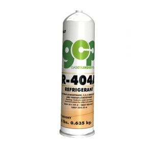 GCP R404A Gas Refrigerante 0.650kg / 1.43 lbs GCP R404A Gas Refrigerante 0.650kg / 1.43 lbs