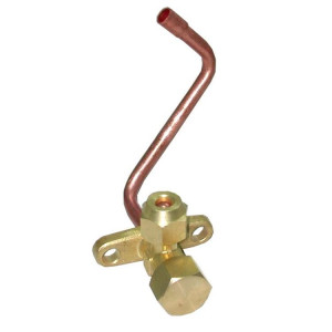 Appli Parts APMV-1414 1/4 in Minisplit Valve suitable for Multiple refrigerants with 1/4 in SAE Service port