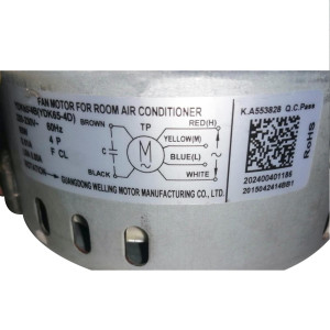 Motor Ventilador Unidad Interna Eje 4 pulg largo X 1/4 pulg  YDK65-4B (Ydk65-4d) KT-65-4-9 RoHS 220-230v 65w 0.51a Ccwse 202400401186 / 11002012002595 11002012030949
Sirve ecox EDDM030C16B EDDM036C16B Motor Ventilador Unidad Interna Eje 4 pulg largo X 1/4 pulg  YDK65-4B (Ydk65-4d) KT-65-4-9 RoHS 220-230v 65w 0.51a Ccwse 202400401186 / 11002012002595 11002012030949
Sirve ecox EDDM030C16B EDDM036C16B