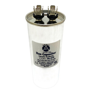 Appli Parts Condensador Capacitor de Marcha 70 Mfd uF (microfaradios) 370VAC CBB65 Universal Aire acondicionado y otras aplicaciones Redondo UL E476928 cm Alto cm Ancho CON-70-370-R Appli Parts Condensador Capacitor de Marcha 70 Mfd uF (microfaradios) 370VAC CBB65 Universal Aire acondicionado y otras aplicaciones Redondo UL E476928 cm Alto cm Ancho CON-70-370-R