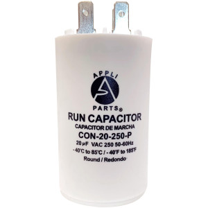 Appli Parts Condensador Capacitor de Marcha 20 Mfd uF (microfaradios) 250VAC CBB60 Cuerpo plastico para bombas de agua y otras aplicaciones Redondo UL E476928 8 cm Alto 4 cm Ancho CON-20-250-P Appli Parts Condensador Capacitor de Marcha 20 Mfd uF (microfaradios) 250VAC CBB60 Cuerpo plastico para bombas de agua y otras aplicaciones Redondo UL E476928 8 cm Alto 4 cm Ancho CON-20-250-P